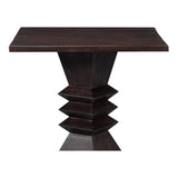 Diego Wood Brown Square End Table - LOOMLAN - Sarreid - Side Tables