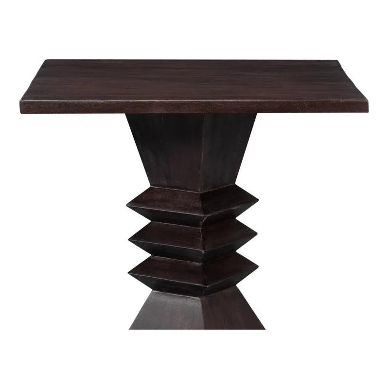 Diego Wood Brown Square End Table - LOOMLAN - Sarreid - Side Tables