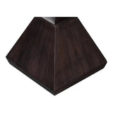 Diego Wood Brown Square End Table - LOOMLAN - Sarreid - Side Tables