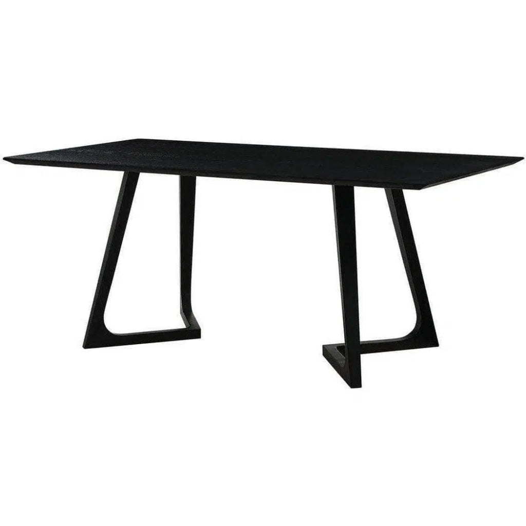 Dining Table Rectangular Black Mid - Century - LOOMLAN - Moe's Home - Dining Tables