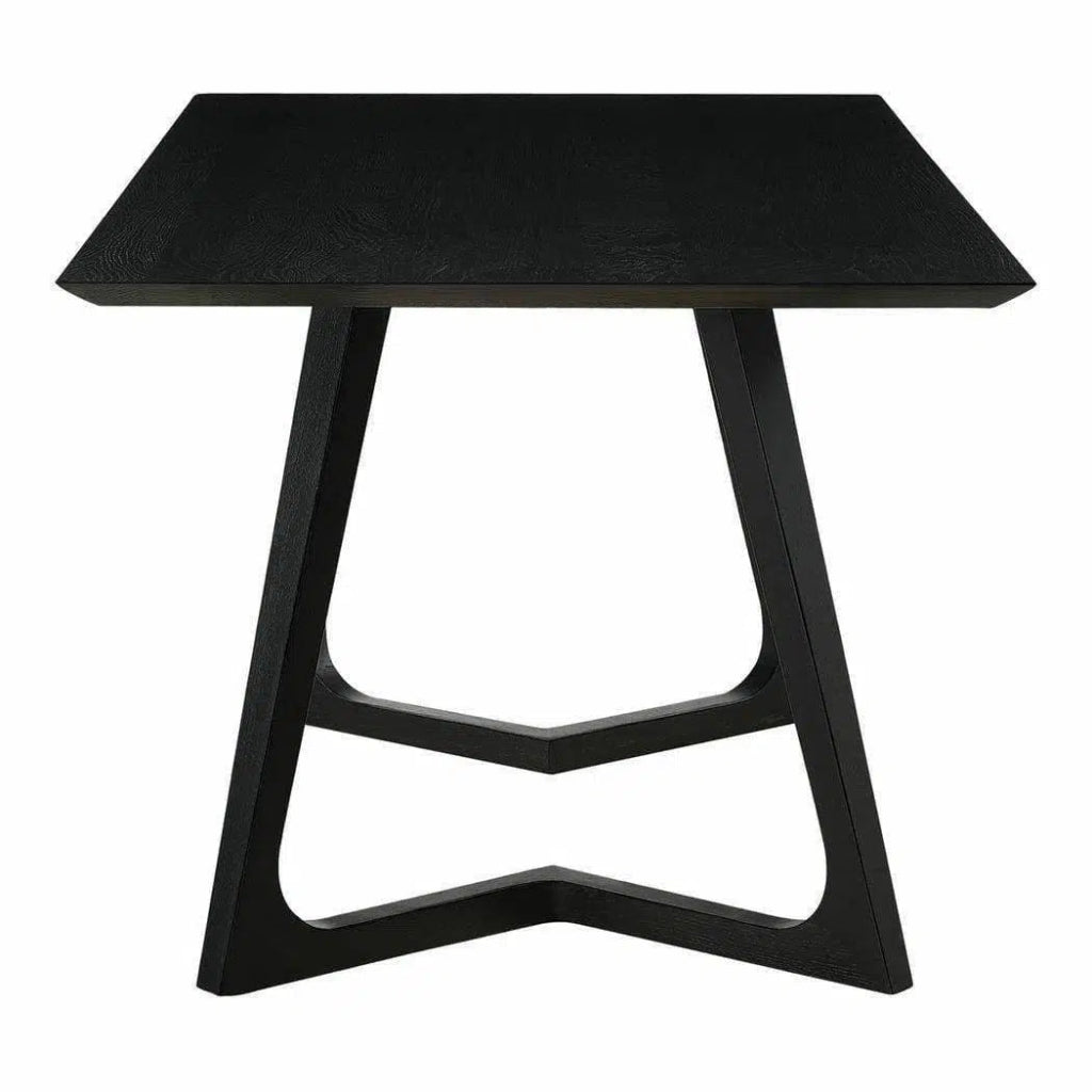 Dining Table Rectangular Black Mid - Century - LOOMLAN - Moe's Home - Dining Tables