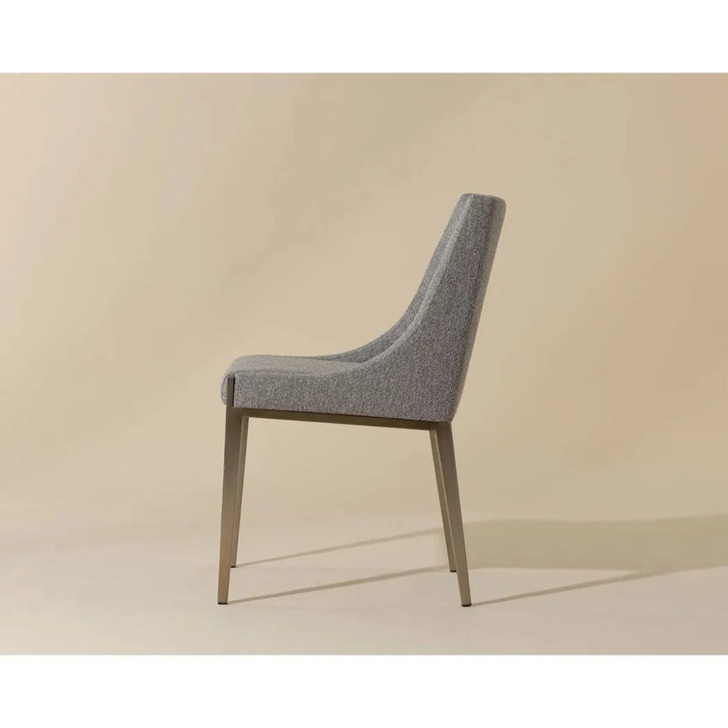 Dionne Fabric Armless Dining Chair - LOOMLAN - SUNPAN - Dining Chairs