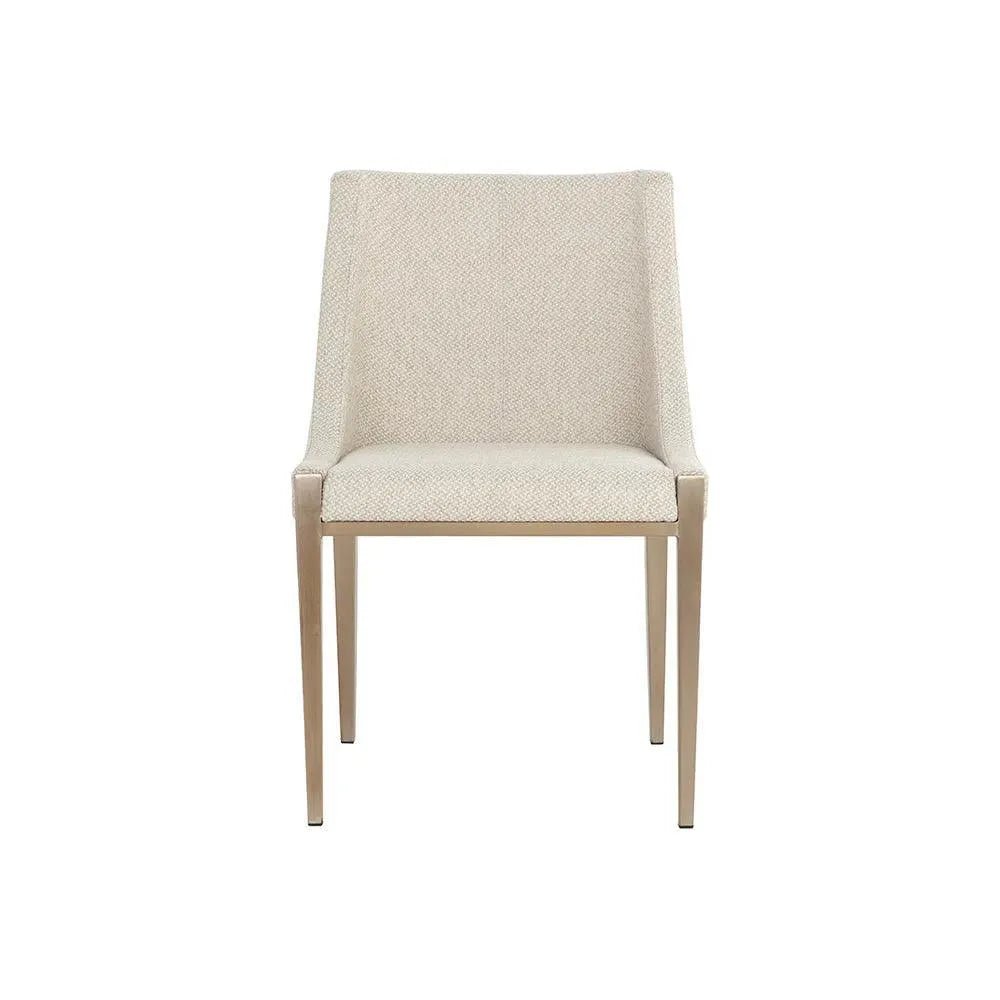 Dionne Fabric Armless Dining Chair - LOOMLAN - SUNPAN - Dining Chairs