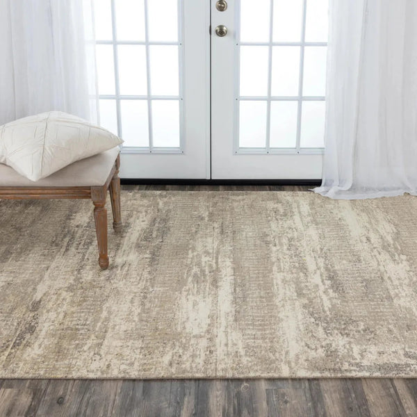 Dire Abstract Brown Large Area Rugs For Living Room - LOOMLAN - LOOMLAN - Area Rugs