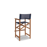 Director Teak Patio Square Bar Height Dining Set 3PC - LOOMLAN - HiTeak - Outdoor Dining Sets