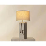 Dirsan Aluminum Based Fabric Table Lamp - LOOMLAN - SUNPAN - Table Lamps