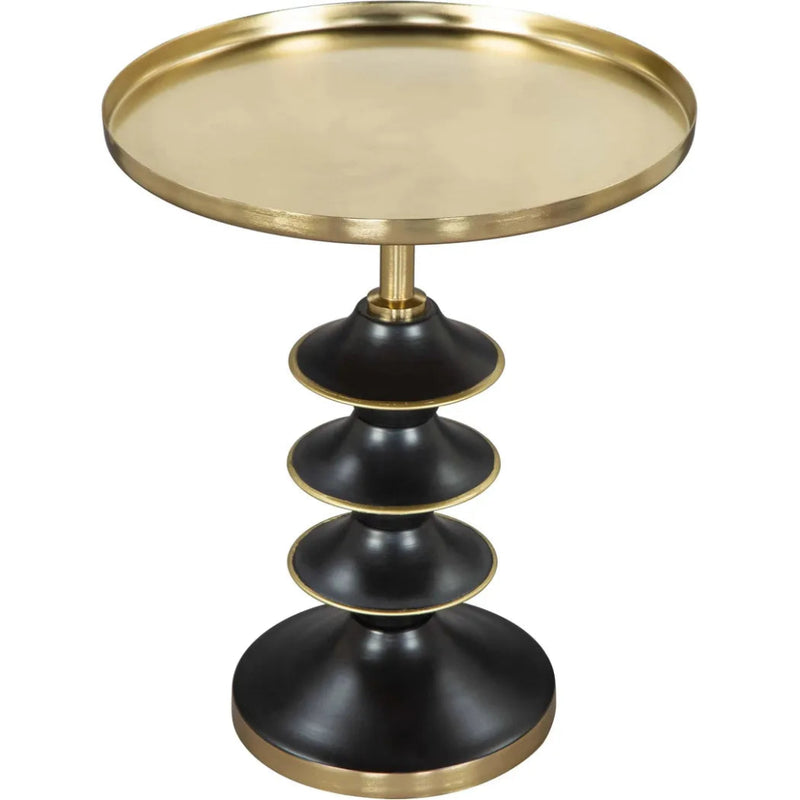 Donahue Side Table Gold & Black - LOOMLAN - Zuo Modern - Side Tables