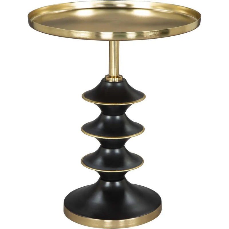 Donahue Side Table Gold & Black - LOOMLAN - Zuo Modern - Side Tables