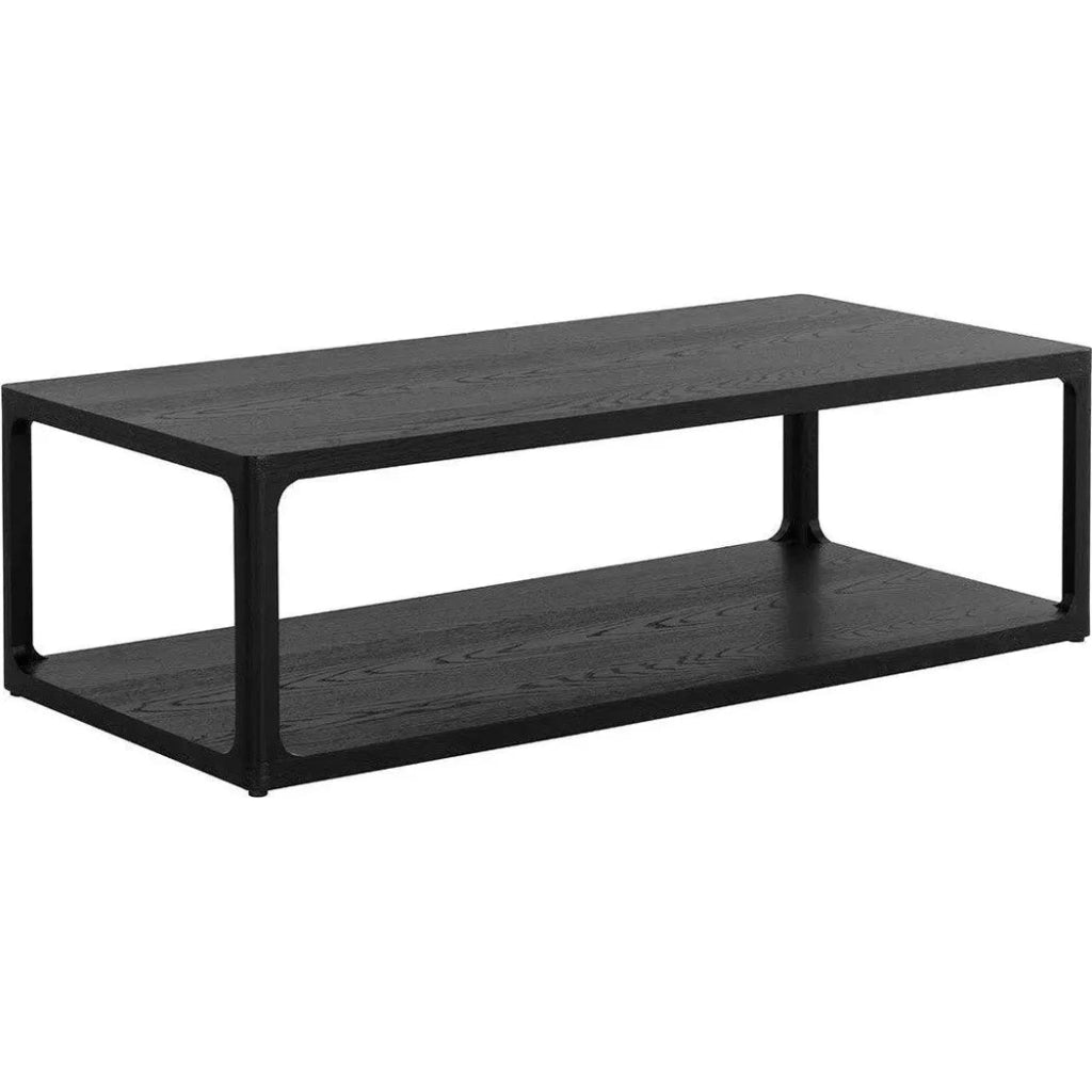 Doncaster Wooden Rectangular Coffee Table - LOOMLAN - SUNPAN - Coffee Tables