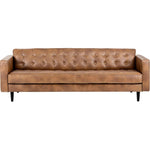 Donnie Leather Classic Sofa - LOOMLAN - SUNPAN - Sofas & Loveseats