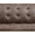 Donnie Leather Classic Sofa - LOOMLAN - SUNPAN - Sofas & Loveseats