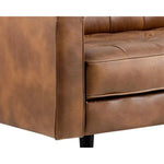 Donnie Leather Classic Sofa - LOOMLAN - SUNPAN - Sofas & Loveseats