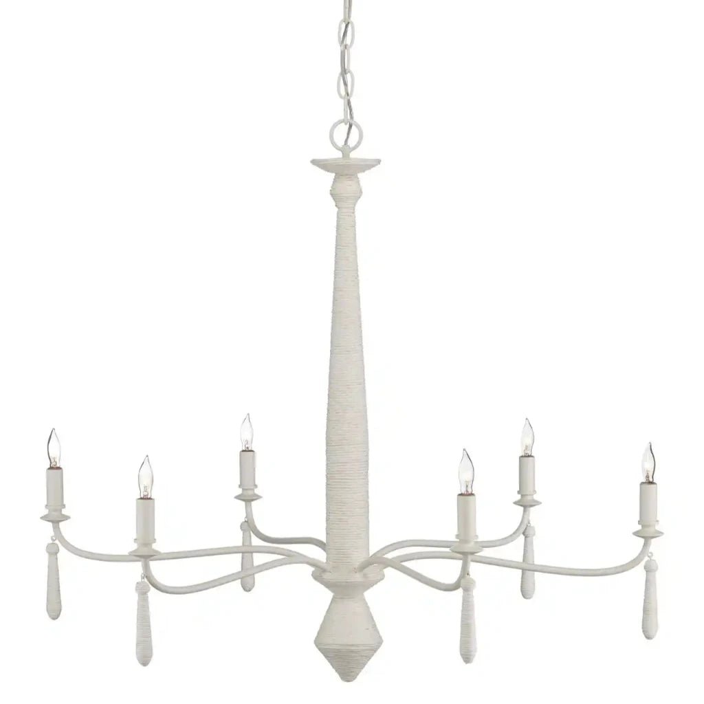 Donnybrook 6 - Light Chandelier - LOOMLAN - Currey & Co - Chandeliers