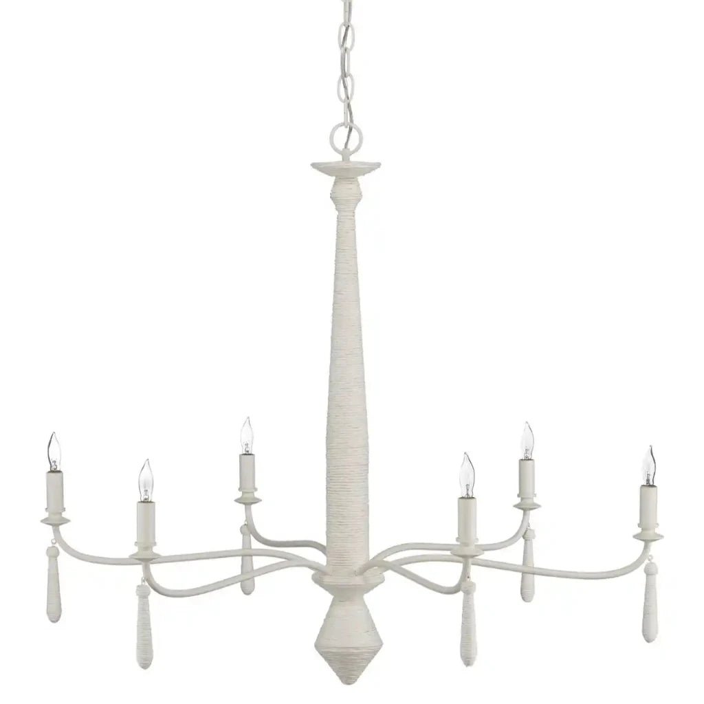 Donnybrook 6 - Light Chandelier - LOOMLAN - Currey & Co - Chandeliers