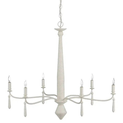 Donnybrook 6 - Light Chandelier - LOOMLAN - Currey & Co - Chandeliers