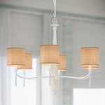 Donnybrook 6 - Light Chandelier - LOOMLAN - Currey & Co - Chandeliers