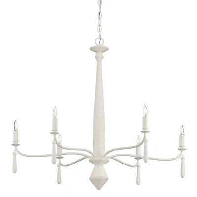 Donnybrook 6 - Light Chandelier - LOOMLAN - Currey & Co - Chandeliers