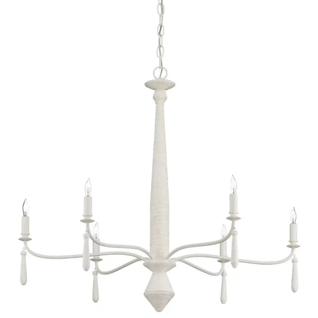 Donnybrook 6 - Light Chandelier - LOOMLAN - Currey & Co - Chandeliers