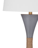 Dorian Grey Fluted Base Table Lamp - LOOMLAN - Bassett Mirror - Table Lamps