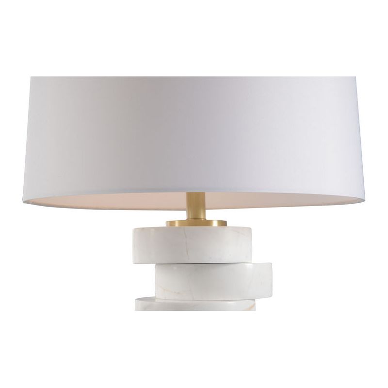 Dorsum Rustic Marble Table Lamp - LOOMLAN - Wildwood - Table Lamps