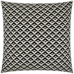 Double Diamond Black Large Throw Pillow Insert - LOOMLAN - D.V. Kap - Throw Pillows