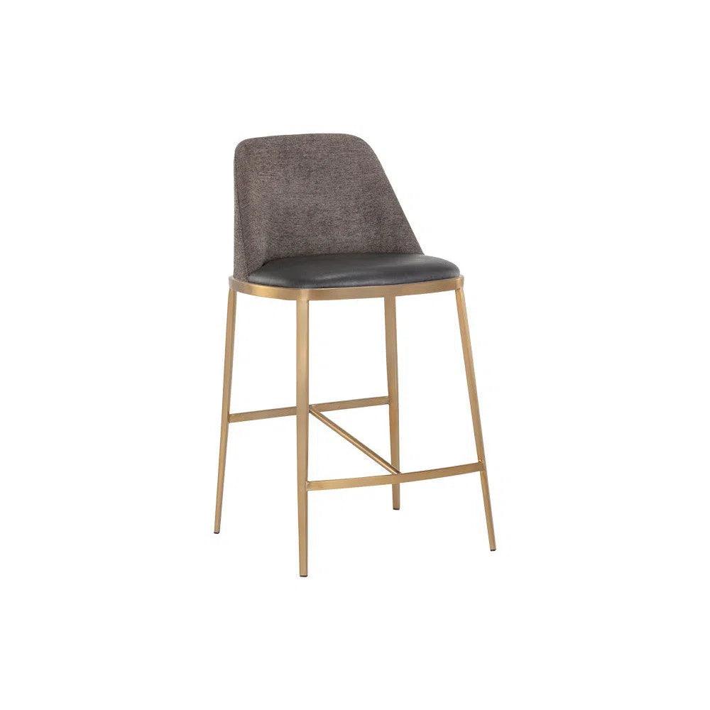 Dover Leather Luxurious Counter Stool - LOOMLAN - SUNPAN - Counter Stools