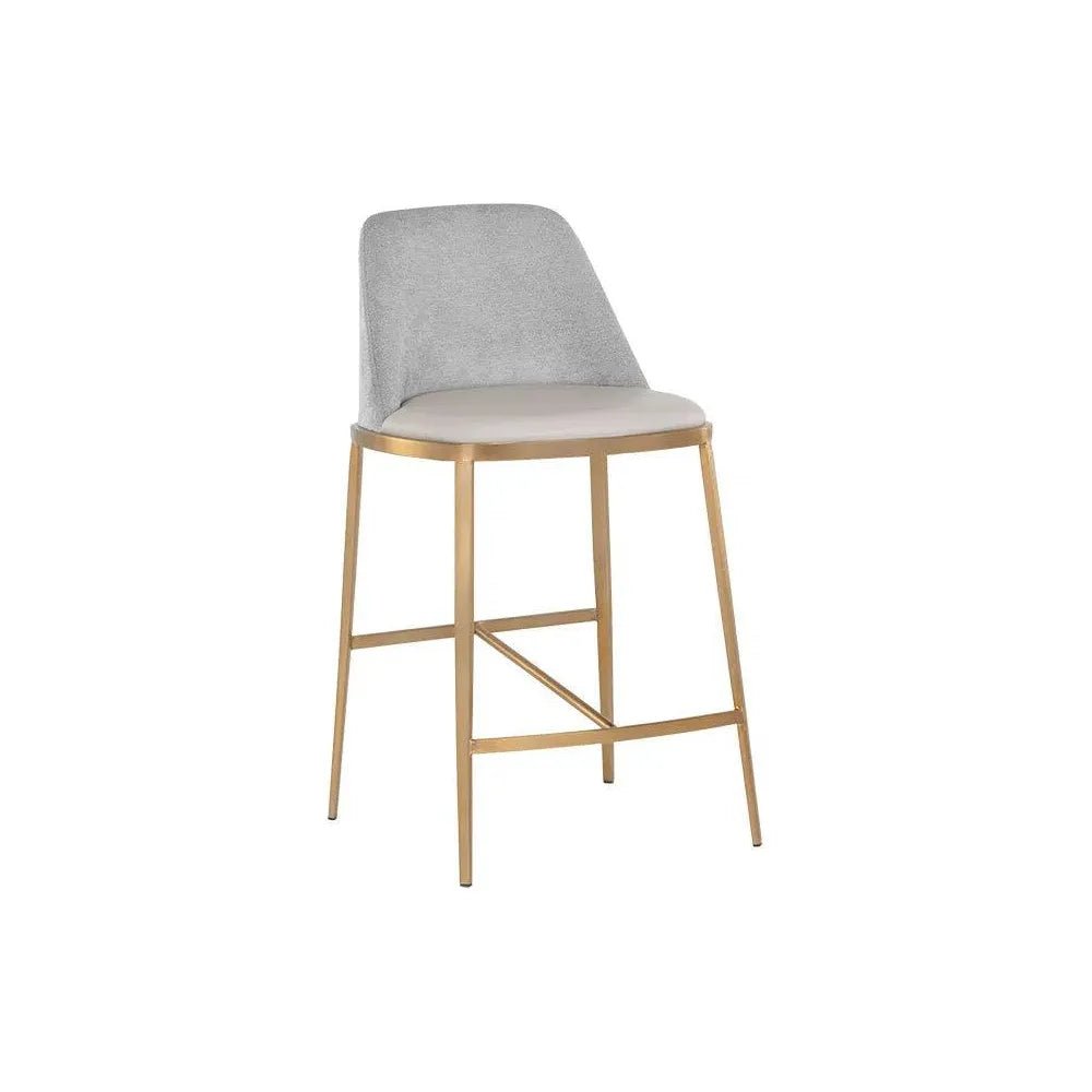 Dover Leather Luxurious Counter Stool - LOOMLAN - SUNPAN - Counter Stools