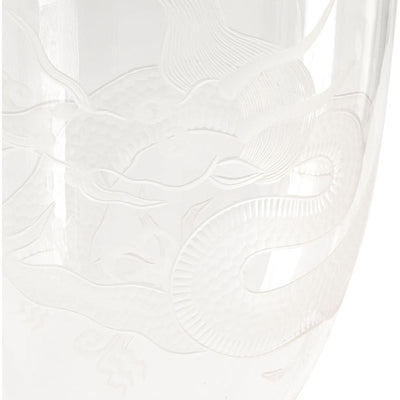 Dragon Hurricane Glass Design Candleholder - LOOMLAN - Wildwood - Candle Holders