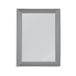 Drew MDF Grey Horizontal & Vertical Wall Mirror - LOOMLAN - Bassett Mirror - Wall Mirrors