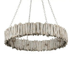 Driftwood Whitewash Ring Chandelier - LOOMLAN - Currey & Co - Chandeliers