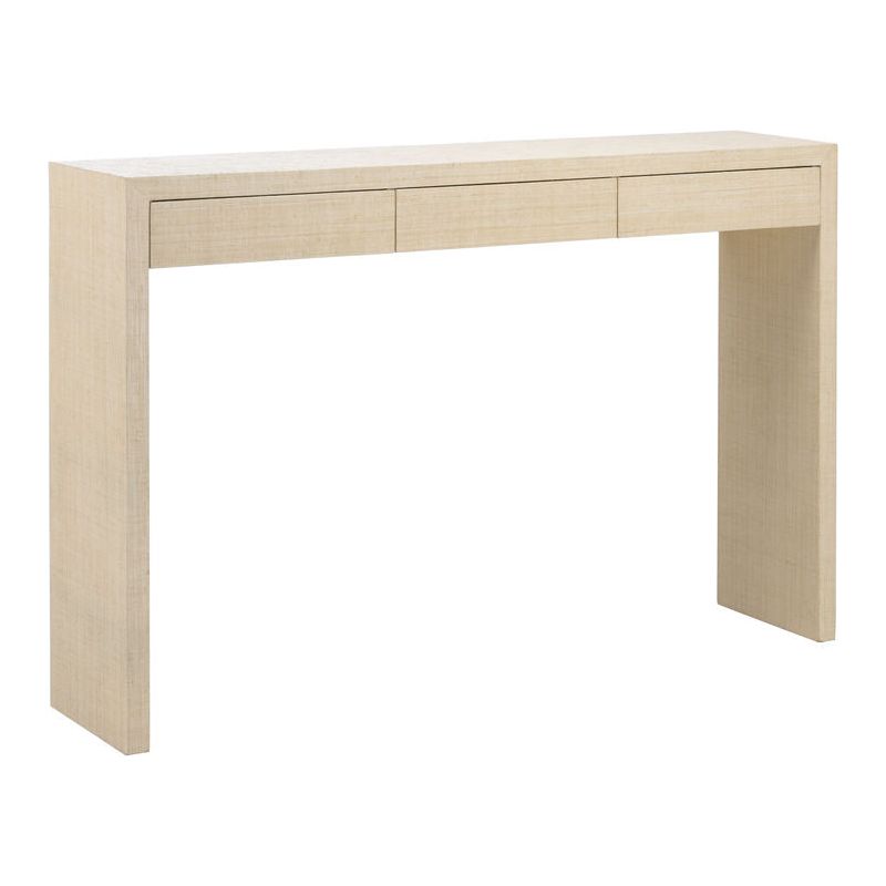 Drop Zone Raffia Warpped Console Table - LOOMLAN - Chelsea House - Console Tables