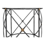 Drum & Fife Lamp Table Side Table Glass Top - LOOMLAN - Sarreid - Side Tables