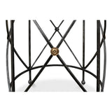 Drum & Fife Lamp Table Side Table Marble Top - LOOMLAN - Sarreid - Side Tables