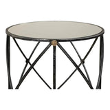 Drum & Fife Lamp Table Side Table Marble Top - LOOMLAN - Sarreid - Side Tables