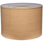 Drum Natural Raffia Stylish Shade - LOOMLAN - Jamie Young - Table Lamps