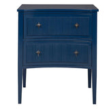 Blue Wooden 2 Drawers Constellation Chest