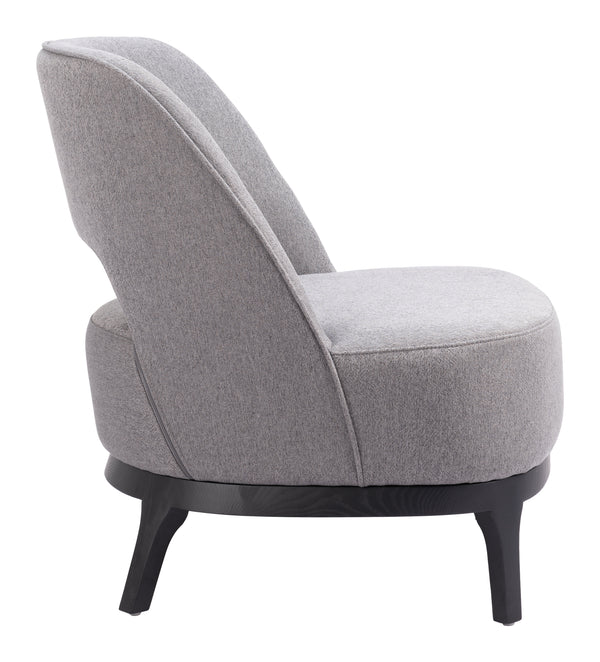Mistley Wood Gray Armless Accent Chair