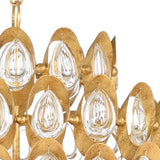 Elizabeth Iron Made Crystal Glow Chandelier