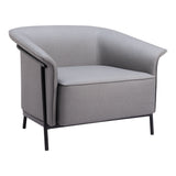 Burry Slate Gray Accent Arm Chair