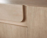 Arezza Sideboard Solid Oak Wood With Adjustable Shelving