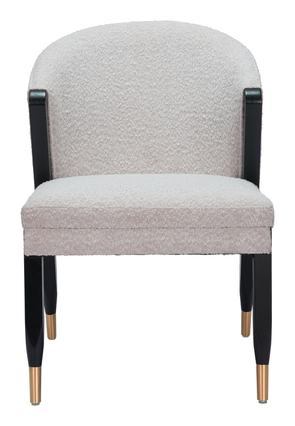 Pula Misty Gray Armless Dining Chair