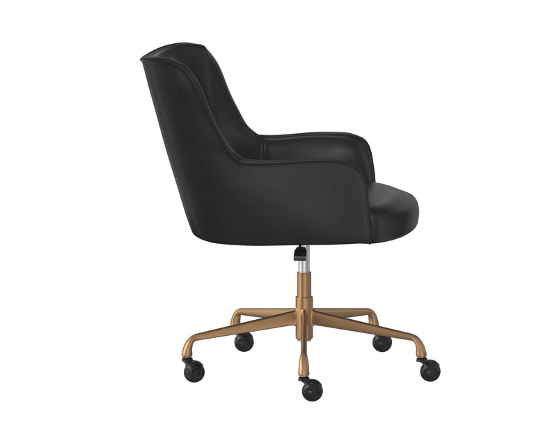 Franklin Leather Upholstered Modern Office Chair