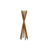 Teton Teak Wooden Design Candleholder