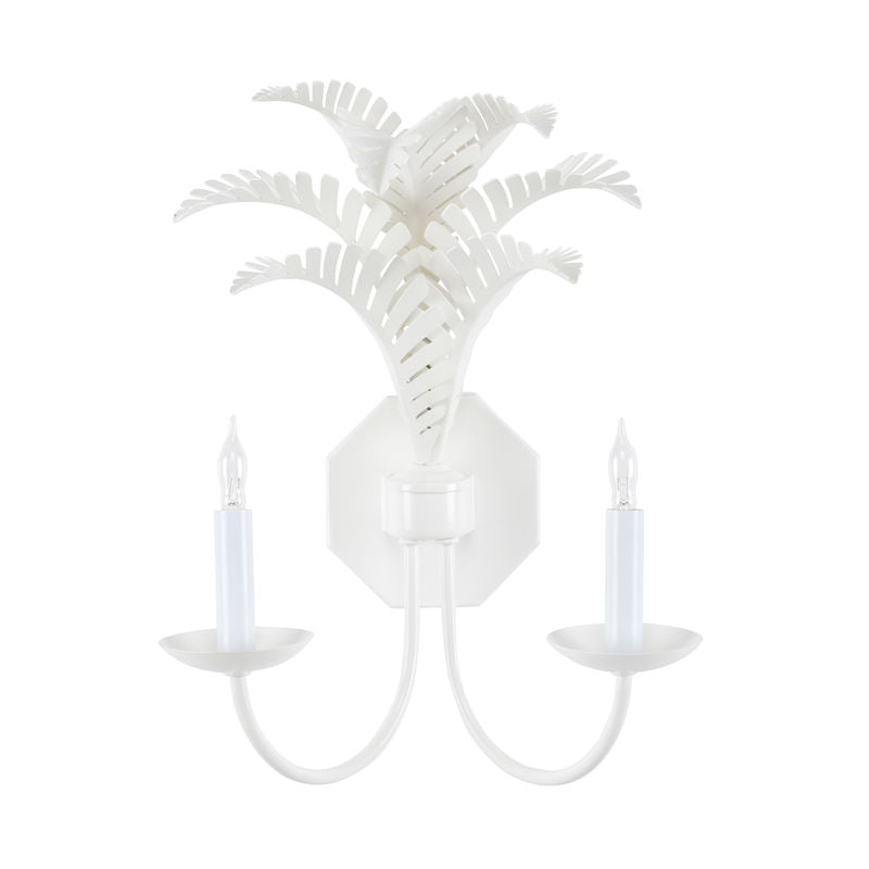 Royal Palm Design Wall Sconce-Wall Sconces-Wildwood-LOOMLAN