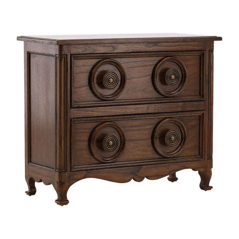 Roberts Two Drawers Wood Chest