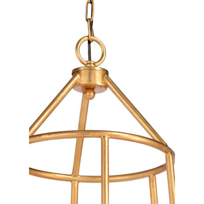 Earlom Glass And Gold Finish Pendant - LOOMLAN - Wildwood - Pendants