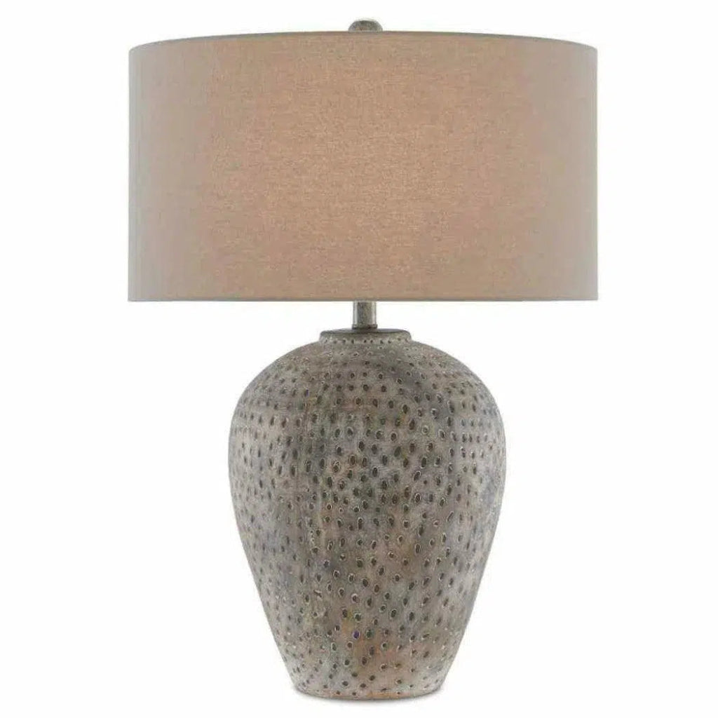 Earth Gray Junius Table Lamp - LOOMLAN - Currey & Co - Table Lamps