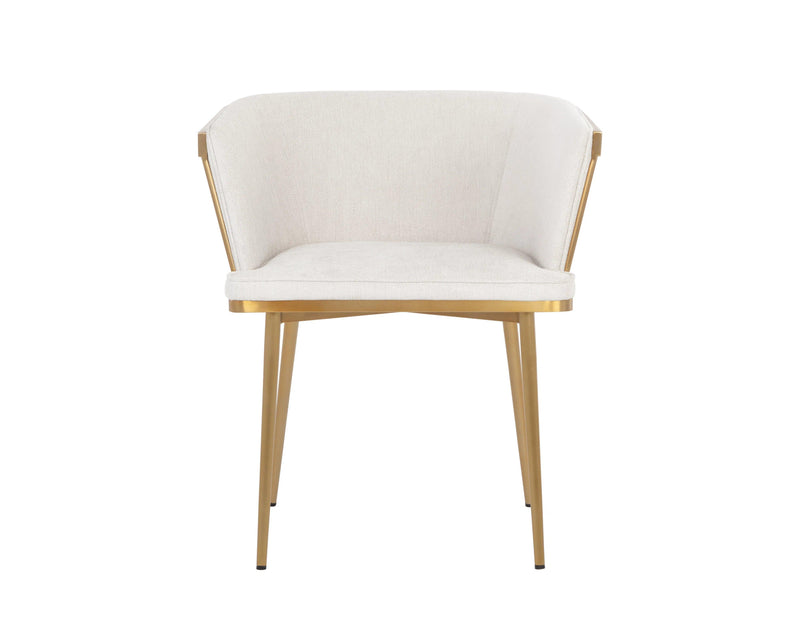 Caily Fabric Upholstered Dining Armchair