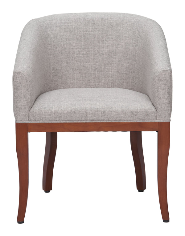 Serasa Wood Gray Armless Dining Chair