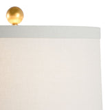 Gourd Ceramic With Antique Gold Accent Base Table Lamp